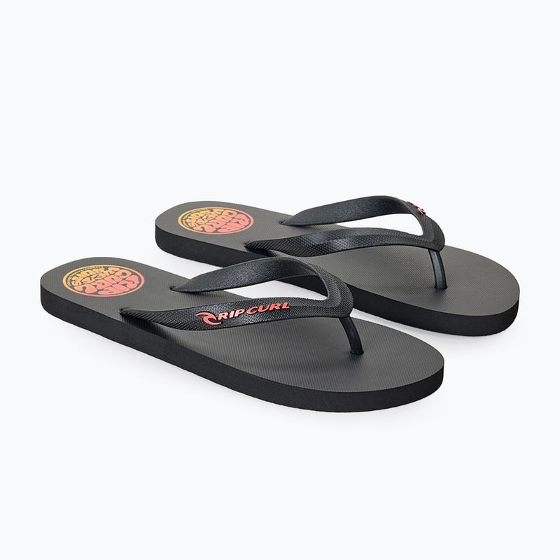Férfi papucsok Rip Curl Icons of Surf Bloom Open Toe black/orange 2