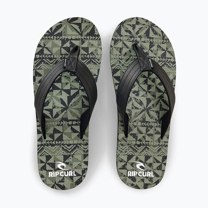 Férfi papucsok Rip Curl Ripper Bloom military green 5