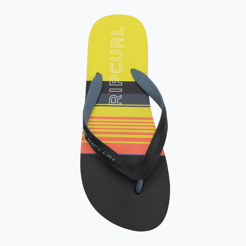 Férfi papucsok Rip Curl Daybreaker Bloom Open Toe neon lime 5