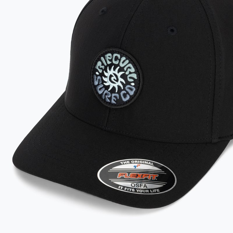 Baseballsapka Rip Curl Pacific Rinse Flexfit black 3