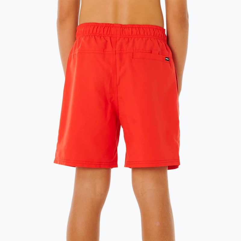 Gyerek fürdőnadrág Rip Curl Offset Volley red 4
