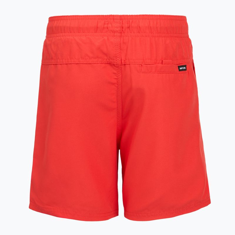 Gyerek fürdőnadrág Rip Curl Offset Volley red 8