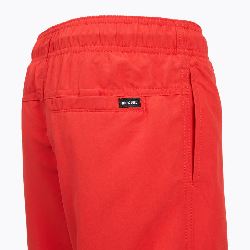 Gyerek fürdőnadrág Rip Curl Offset Volley red 10