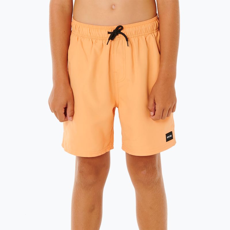 Gyerek fürdőnadrág Rip Curl Offset Volley mandarin set