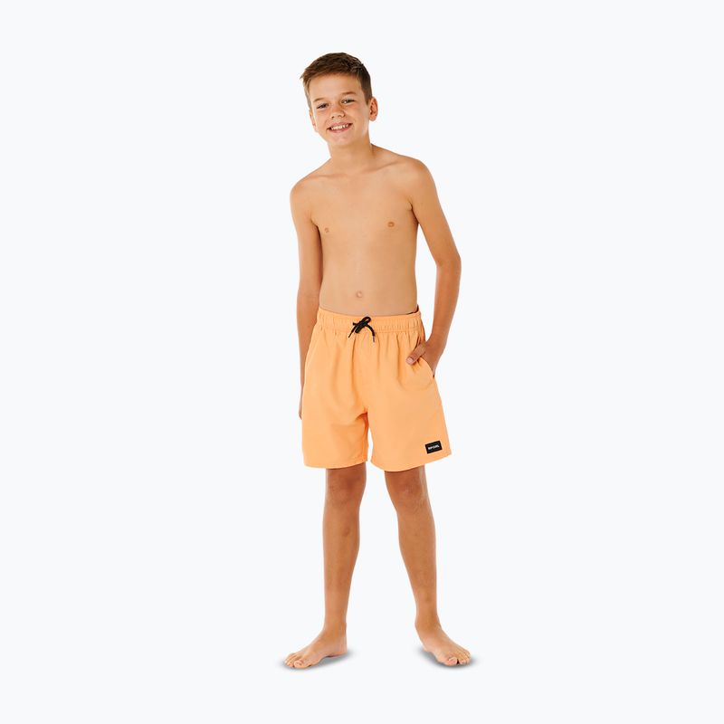 Gyerek fürdőnadrág Rip Curl Offset Volley mandarin set 2