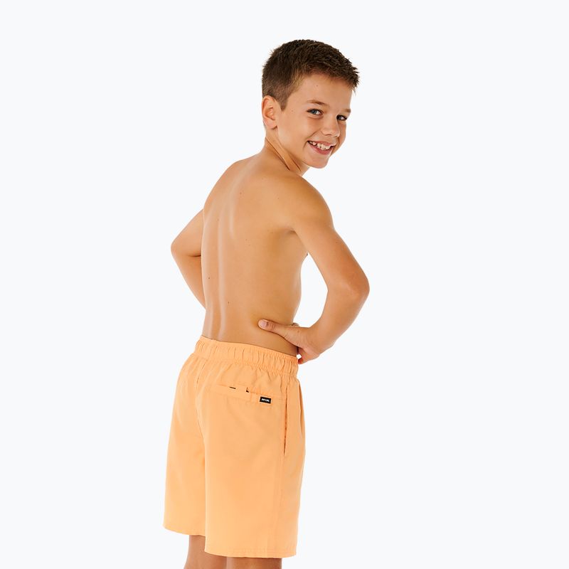 Gyerek fürdőnadrág Rip Curl Offset Volley mandarin set 5