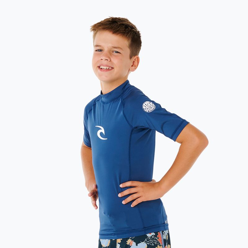 Gyerek úszópóló Rip Curl Waves Upf light navy 4