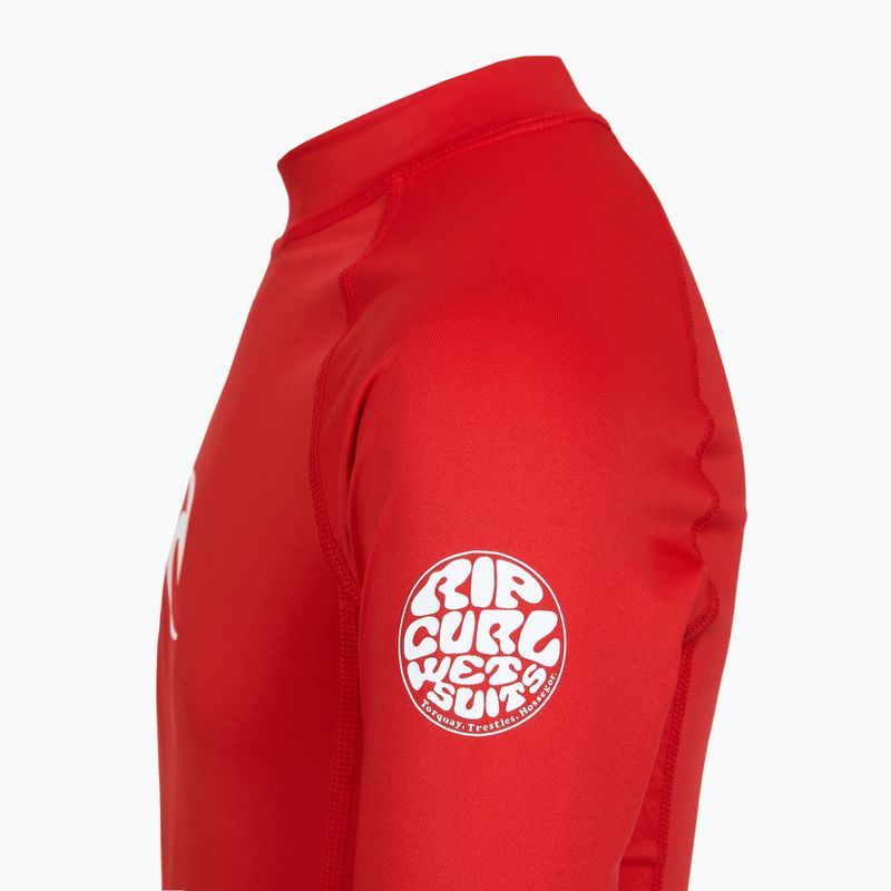 Gyerek úszópóló Rip Curl Waves Upf lava red 5