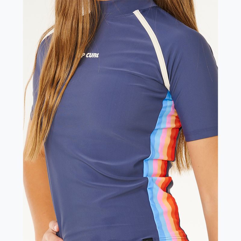 Gyerek úszópóló Rip Curl Surf Revival Rash Vest navy 6