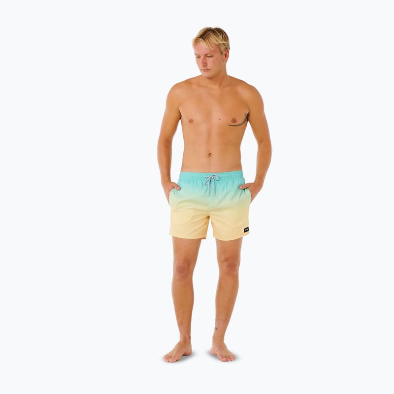 Férfi úszóshort Rip Curl Offset Fade Volley aqua 2