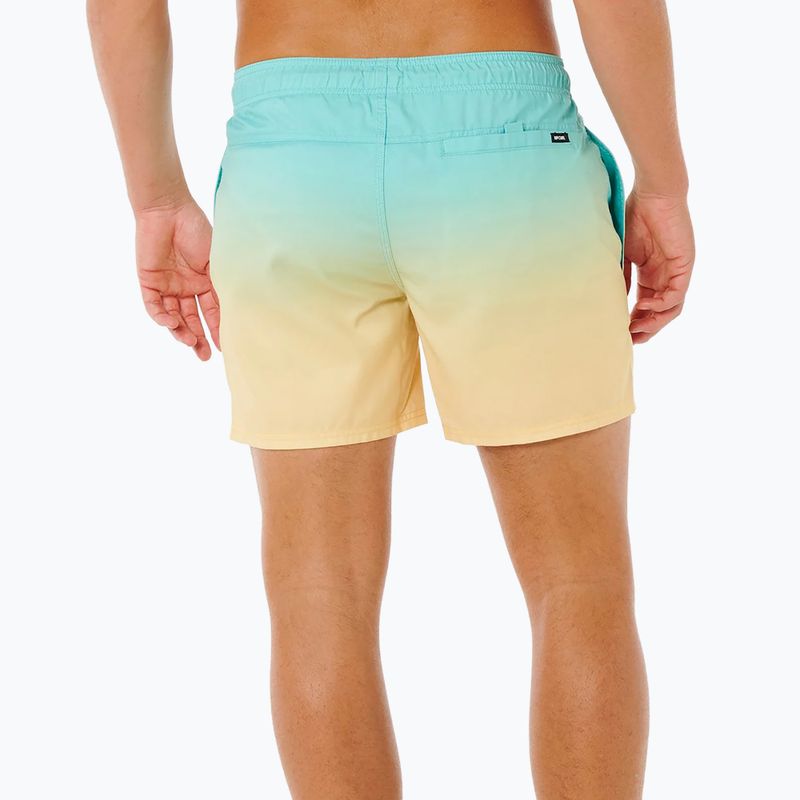 Férfi úszóshort Rip Curl Offset Fade Volley aqua 3