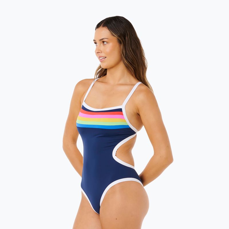 Fürdőruha alsó Rip Curl Surf Stripe Cheeky dark navy 4