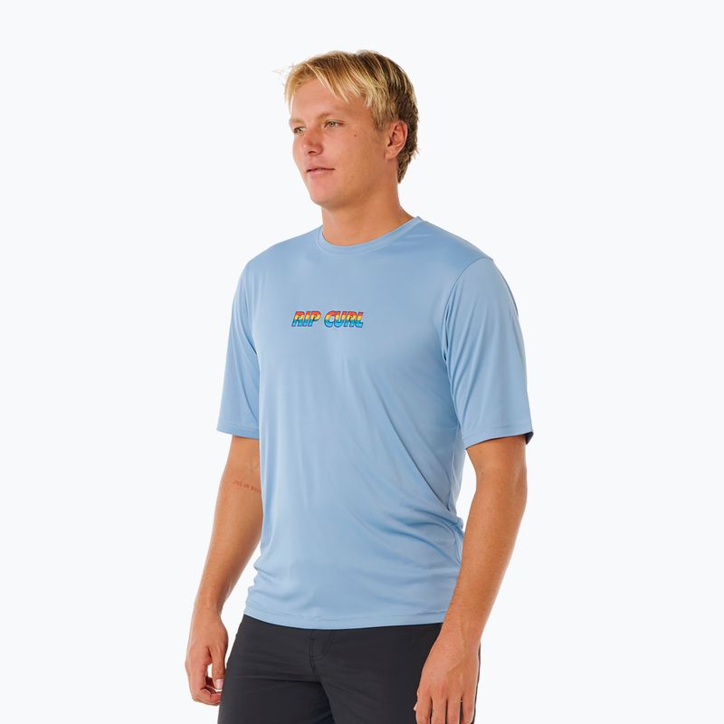 Férfi úszópóló Rip Curl Icons Of Surflite Upf faded denim 4