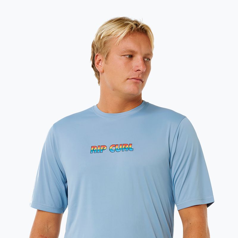 Férfi úszópóló Rip Curl Icons Of Surflite Upf faded denim 5