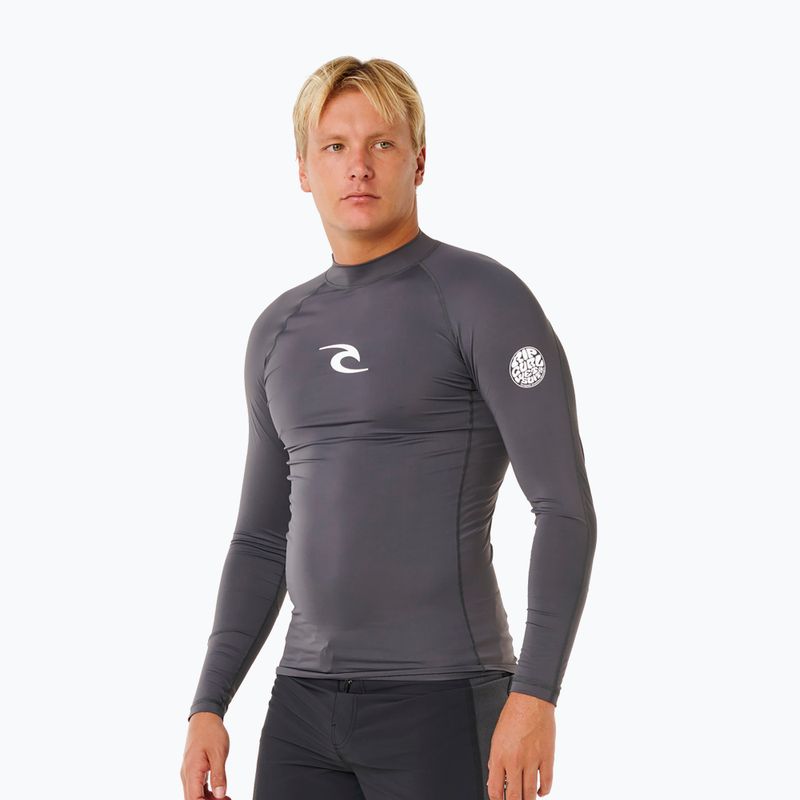 Férfi úszó hosszú ujjú felső Rip Curl Waves Upf Perf charcoal grey 4