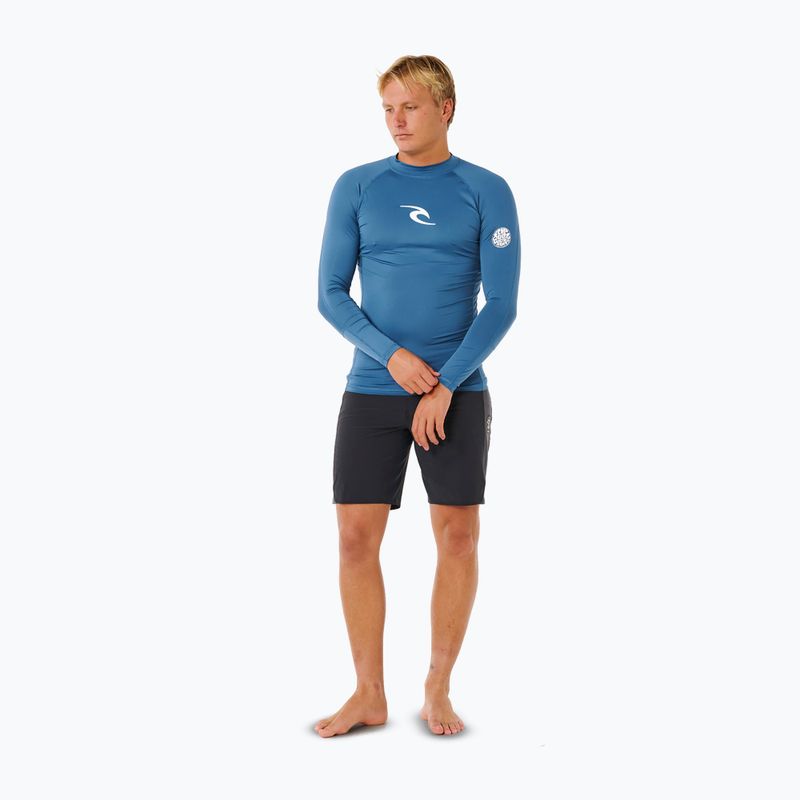 Férfi úszó hosszú ujjú felső Rip Curl Waves Upf Perf bluefin 2