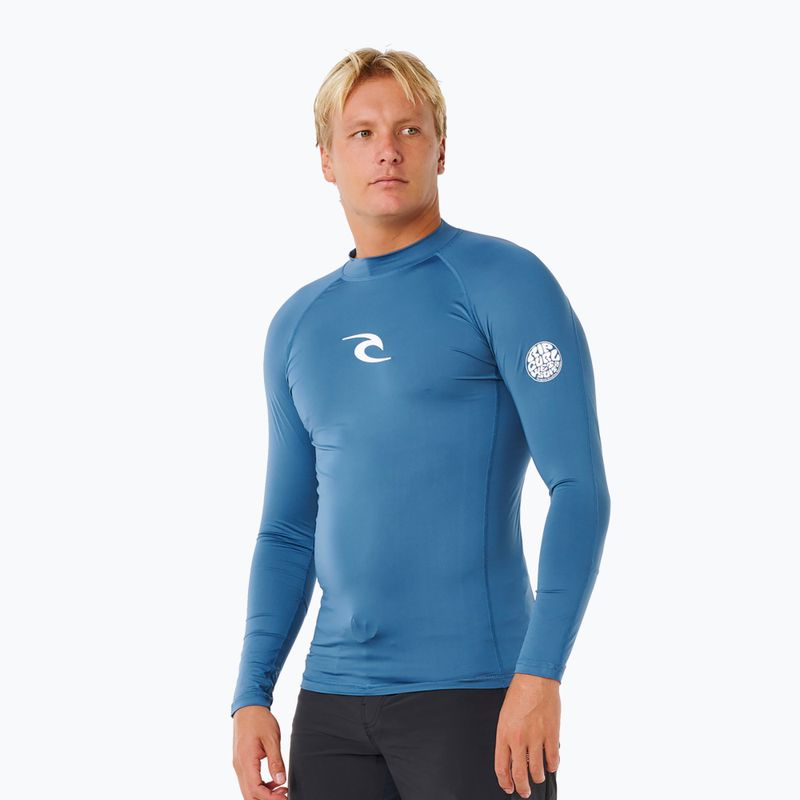 Férfi úszó hosszú ujjú felső Rip Curl Waves Upf Perf bluefin 5