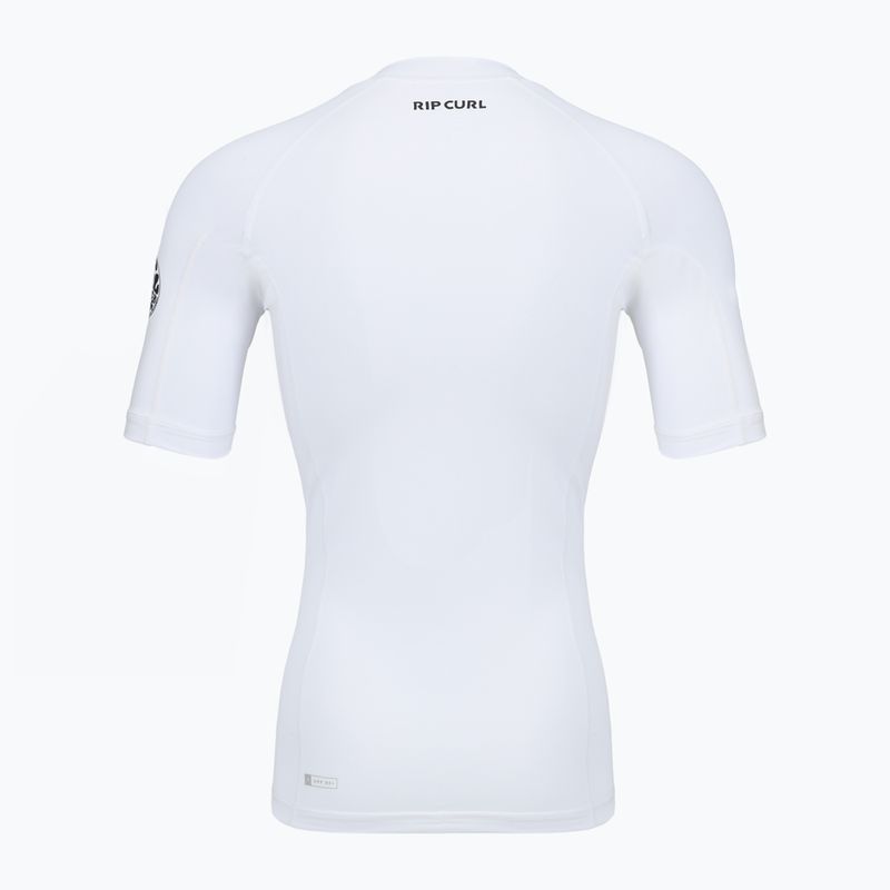 Férfi úszópóló Rip Curl Waves Upf Perf white 2