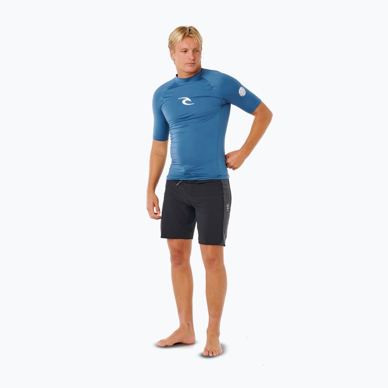 Férfi úszópóló Rip Curl Waves Upf Perf bluefin 2
