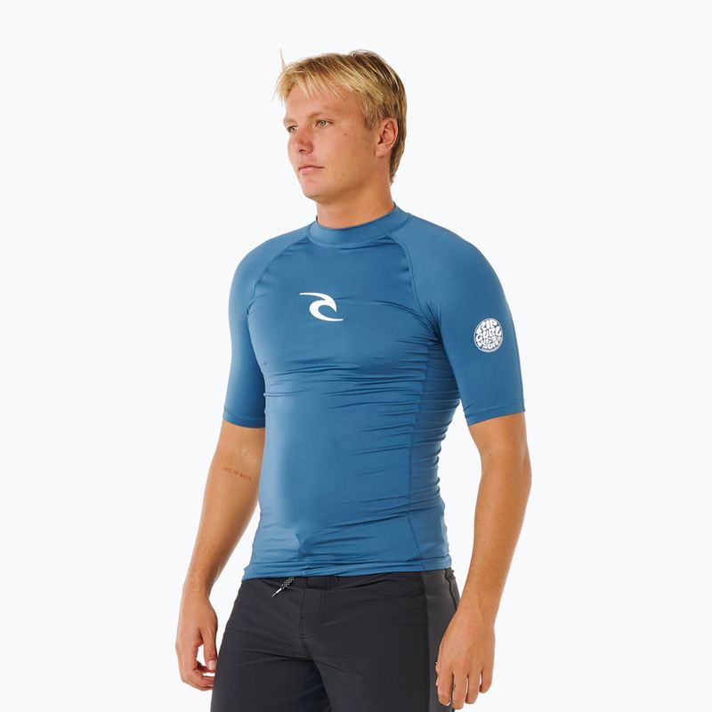 Férfi úszópóló Rip Curl Waves Upf Perf bluefin 4