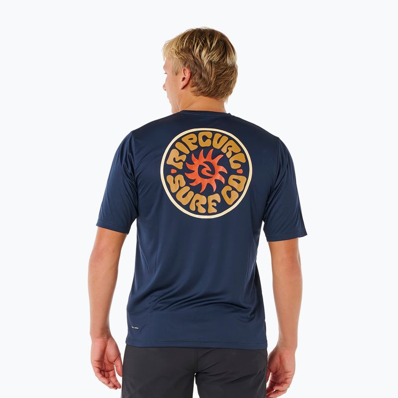 Férfi úszópóló Rip Curl Pacific Rinse Surflite Upf dark navy 4