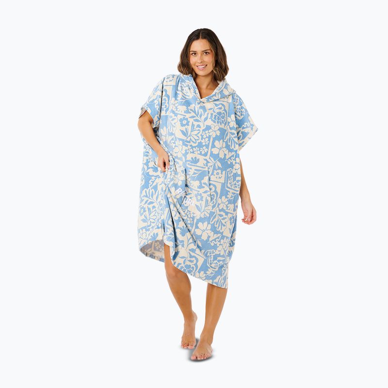 Női poncsó Rip Curl Mixed Hooded Towel blissful blue 4
