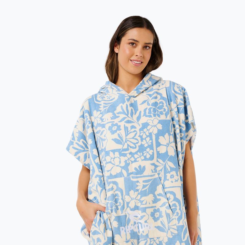 Női poncsó Rip Curl Mixed Hooded Towel blissful blue 5