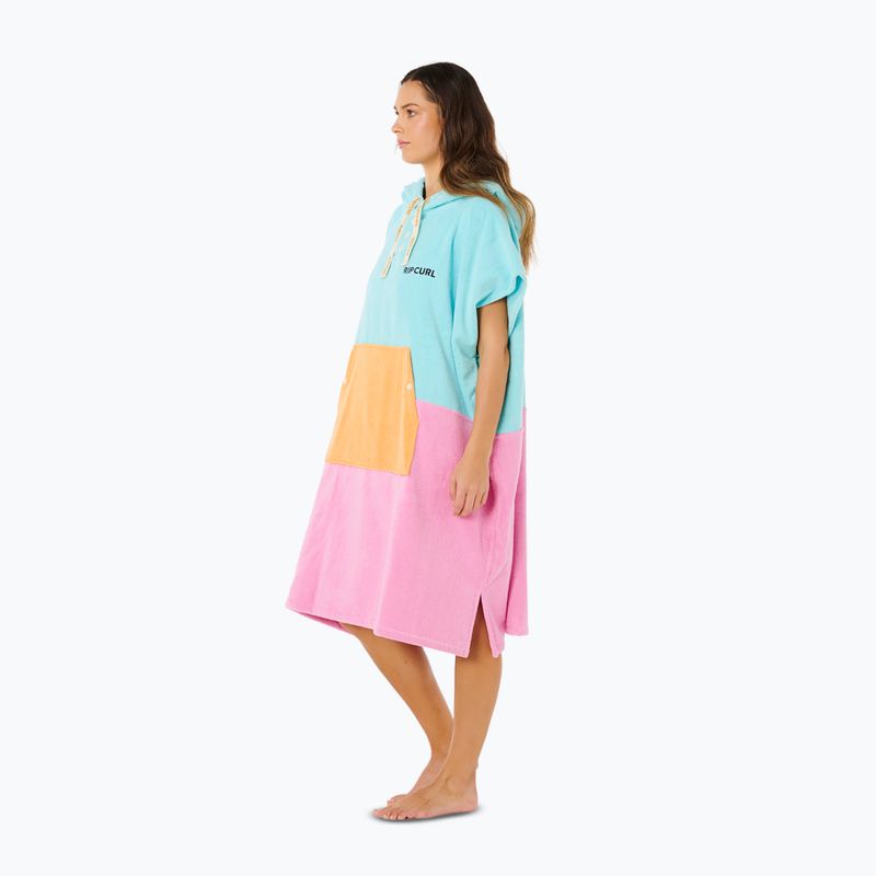 Női poncsó Rip Curl Premium Surf Hooded Towel light sea blue 4