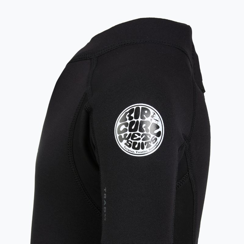 Gyerek úszóruha Rip Curl Groms Trad 2/2 mm Back Zip Springsuit black 4