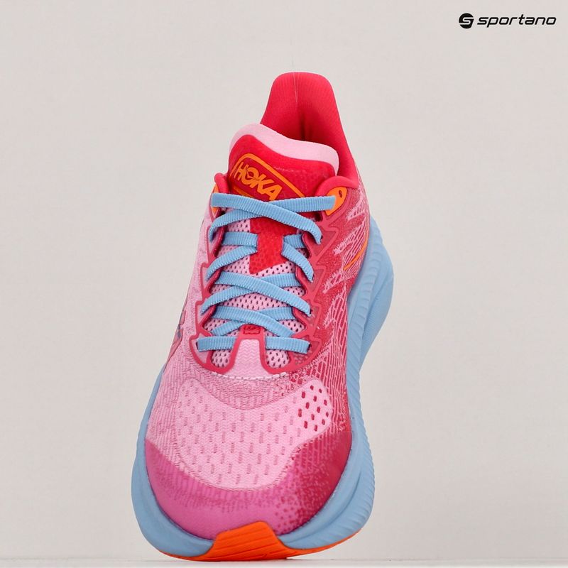 HOKA Mach 6 gyermek futócipő peony/cerise 9