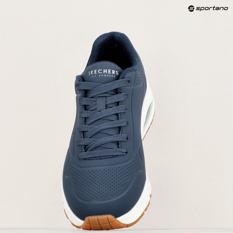 Férfi cipő SKECHERS Uno Stand On Air navy/white 14