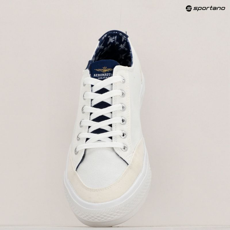 Férfi cipő Aeronautica Militare Cotton With Patch off white 9