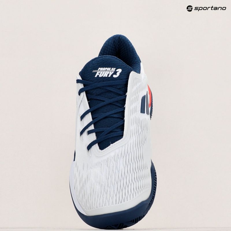 Férfi teniszcipő Babolat Propulse Fury 3 Clay white/estate blue 9