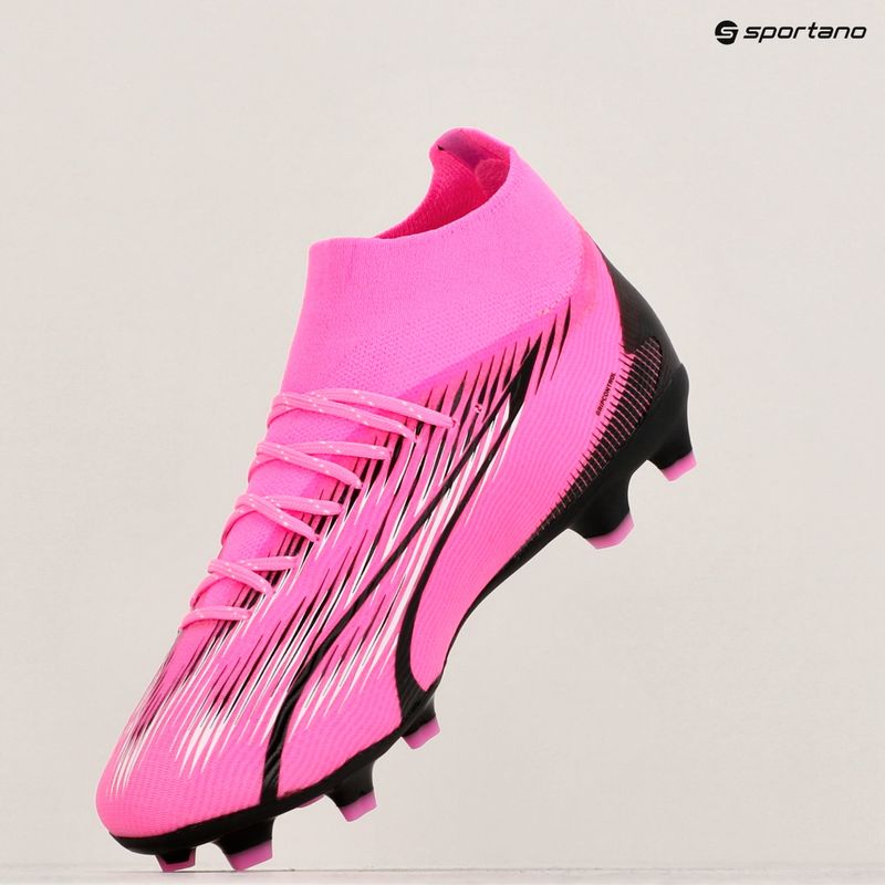 gyermek focicipő PUMA Ultra Pro FG/AG Jr poison pink/puma white/puma black 10