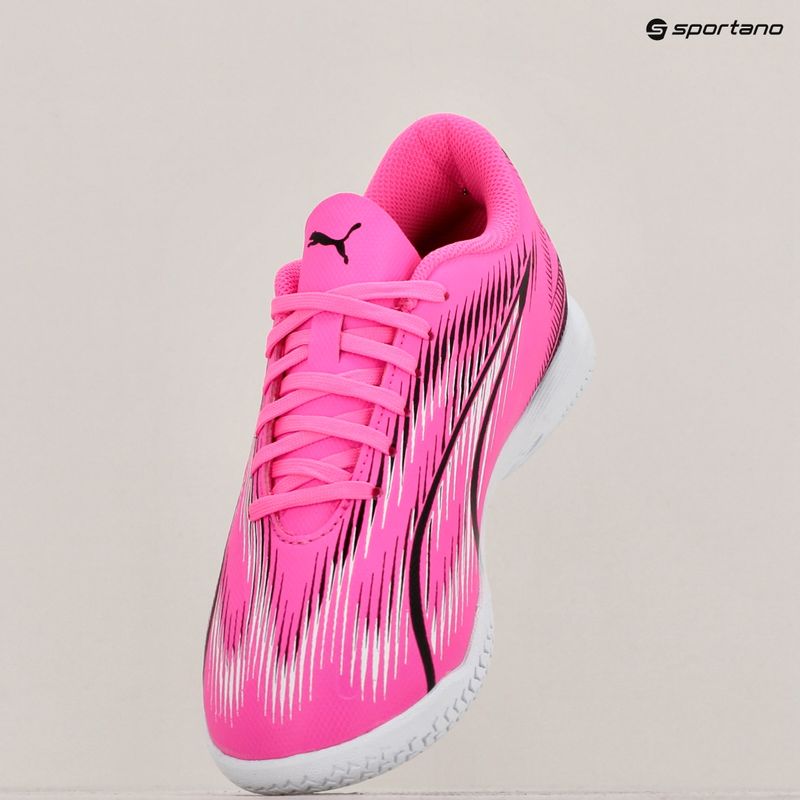 gyermek focicipő  PUMA Ultra Play TT Jr poison pink/puma white/puma black 16