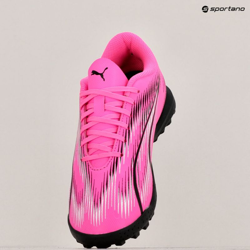 gyermek focicipő  PUMA Ultra Play TT Jr poison pink/puma white/puma black 16