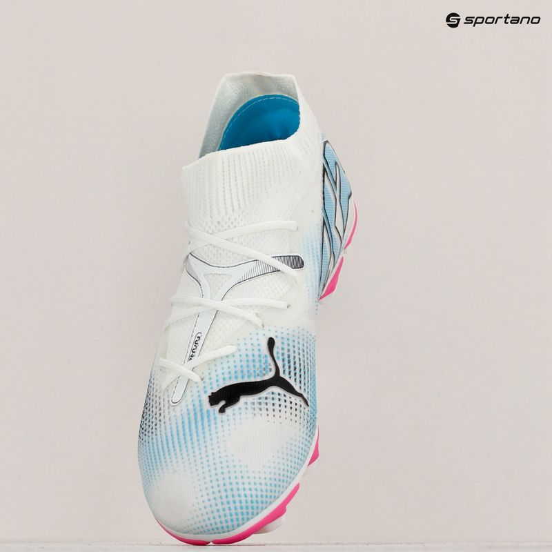 Gyerek focicipő PUMA Future 7 Match FG/AG puma white/puma black/poison pink 15