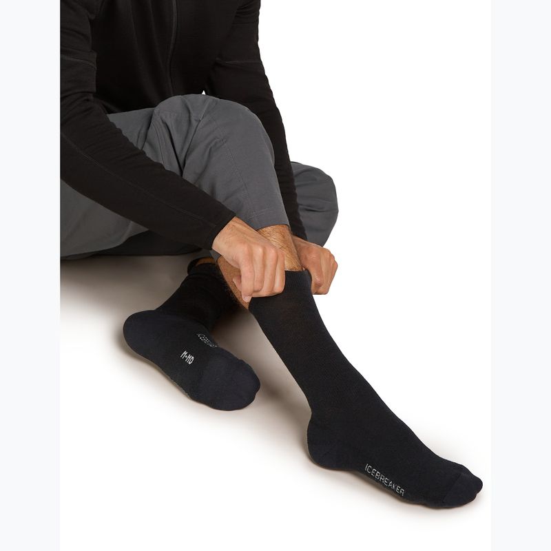 Férfi zokni Icebreaker Merino Lifestyle Light Crew black 4