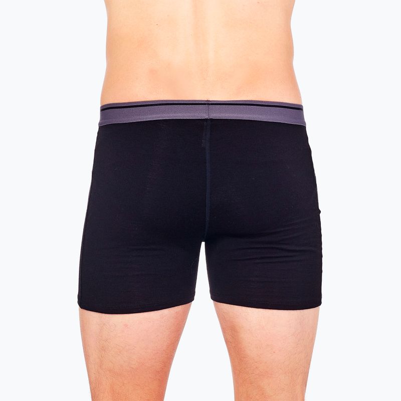 Férfi thermo boxeralsó Icebreaker Anatomica wFly black 4