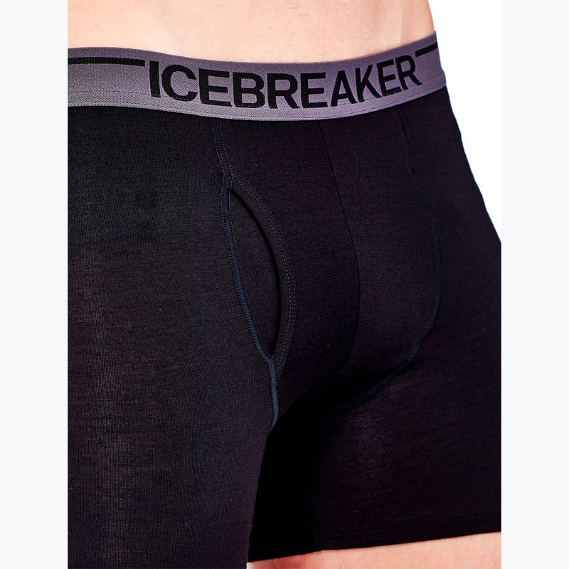 Férfi thermo boxeralsó Icebreaker Anatomica wFly black 5