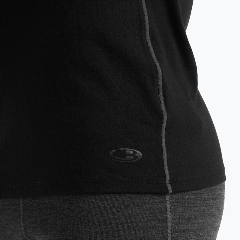 Férfi hőaktív pulóver icebreaker Merino 150 Anatomica Crewe fekete 6