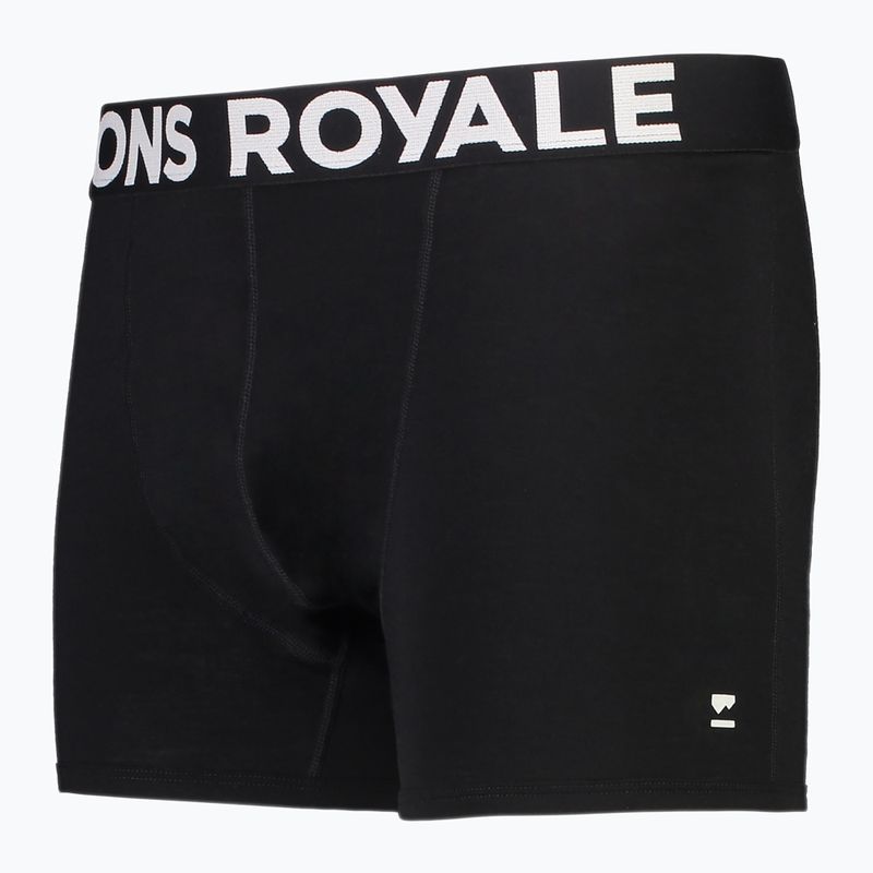 Boxeralsó termoaktywne férfi Mons Royale Hold 'em Shorty Merino black 2