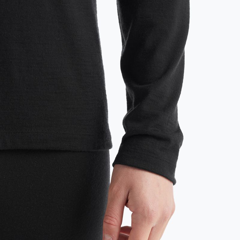 Férfi hőaktív pulóver icebreaker 200 Oasis Crewe fekete 6