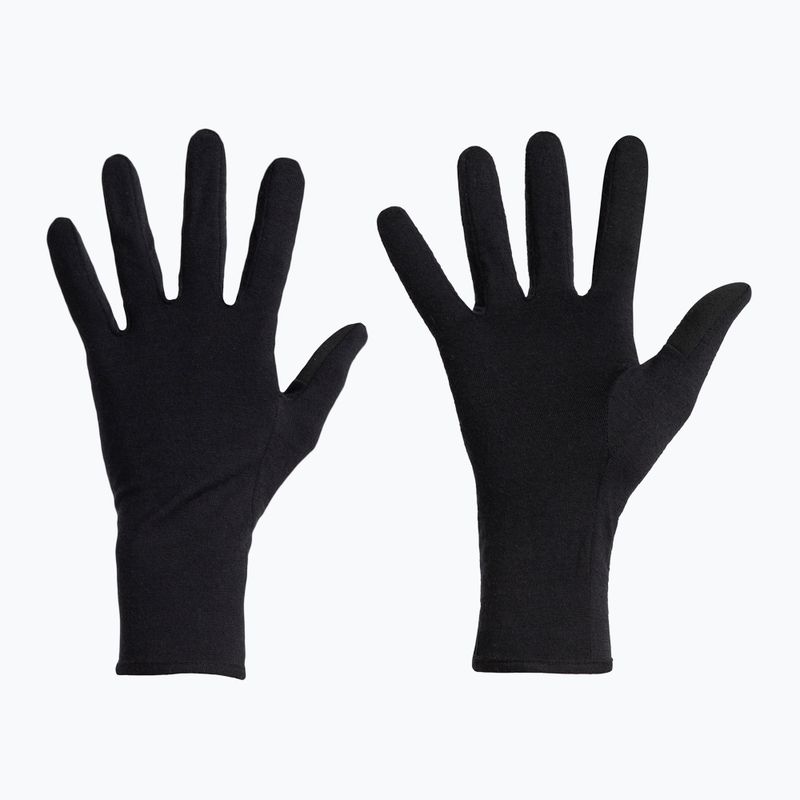 Icebreaker 260 Tech Glove Liners fekete