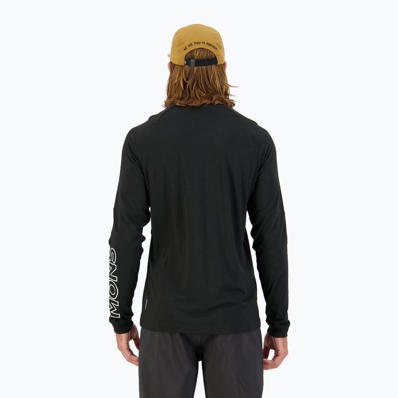 Longsleeve rowerowy męski Mons Royale Tarn Merino Shift Wind Jersey black 3