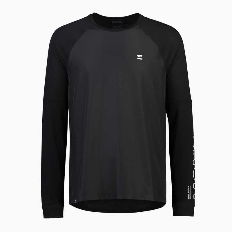 Longsleeve rowerowy męski Mons Royale Tarn Merino Shift Wind Jersey black 5