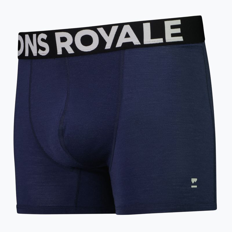 Boxeralsó termoaktywne férfi Mons Royale Hold 'em Shorty Merino midnight 2