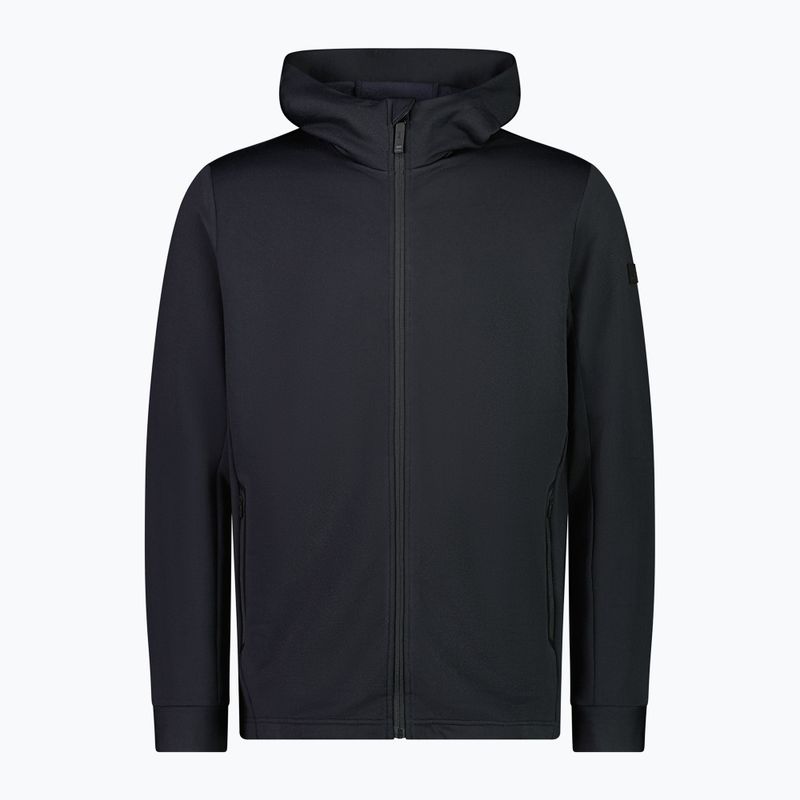 Férfi pulóver Mons Royale Arcadia Merino Fleece Hoody black 4