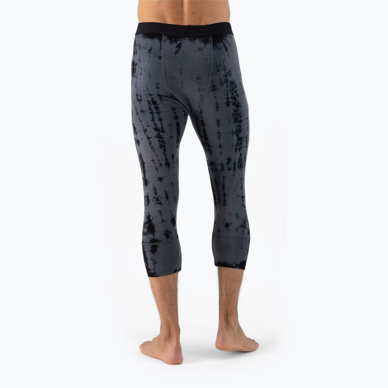 Férfi termo nadrág Mons Royale Cascade Merino Base Layer 3/4 grey tie dye 3