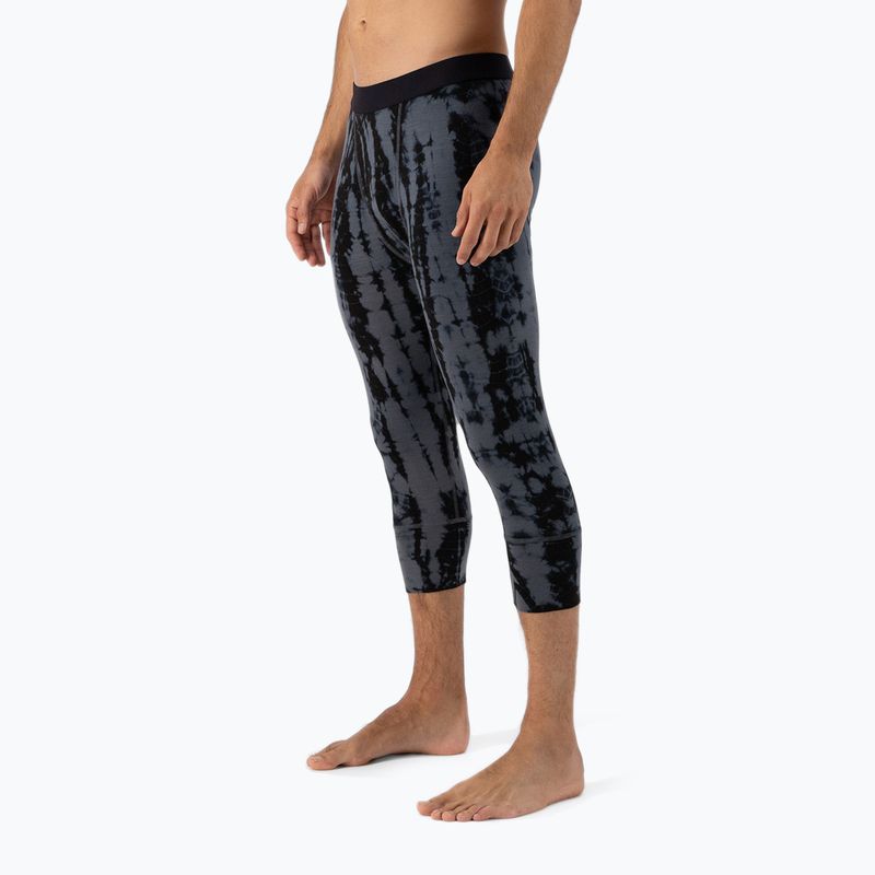 Férfi termo nadrág Mons Royale Cascade Merino Base Layer 3/4 grey tie dye 5